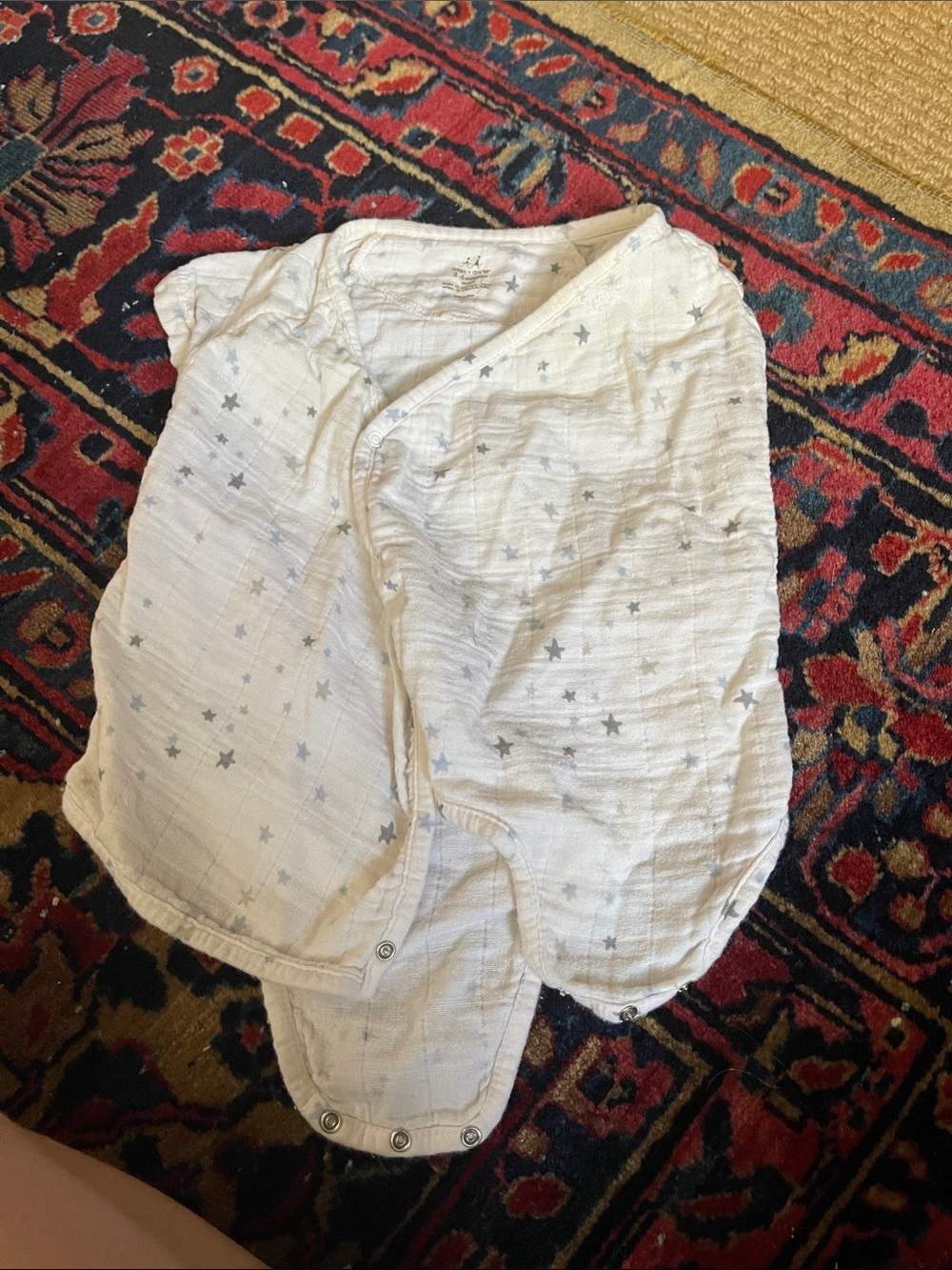 Aden + Anais kimono style onesie